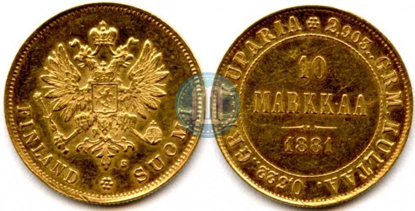 Фото 10 марок 1881 года S 