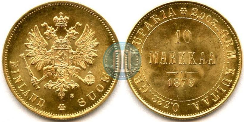 Picture 10 markkaa 1879 year S 