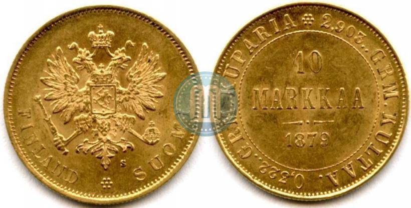 Picture 10 markkaa 1879 year S 