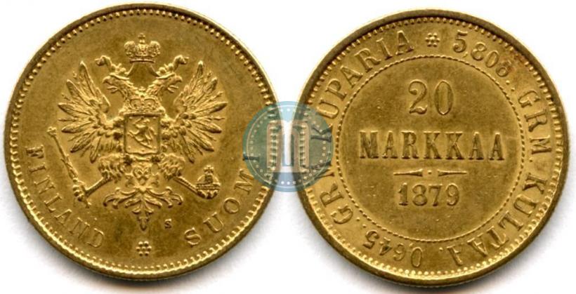 Picture 20 markkaa 1879 year S 