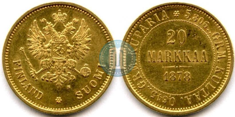 Picture 20 markkaa 1878 year S 