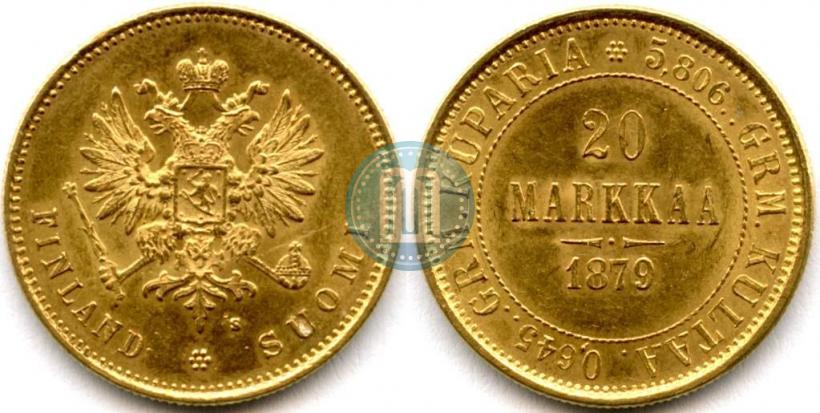 Picture 20 markkaa 1879 year S 