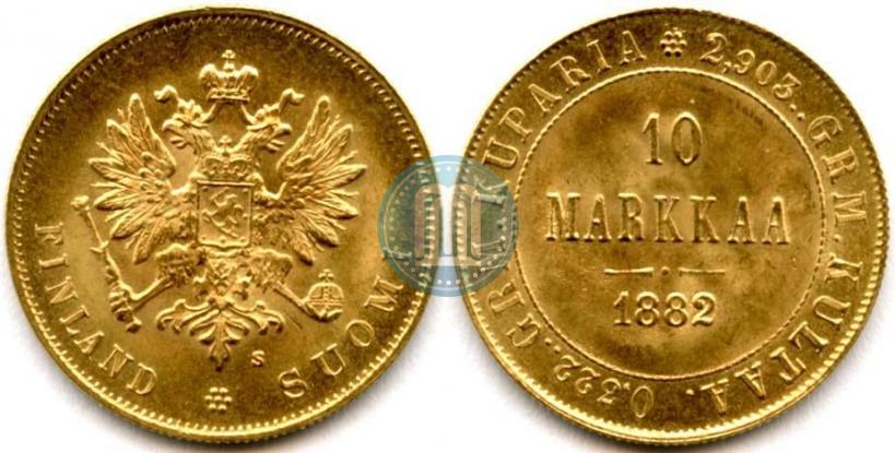 Picture 10 markkaa 1882 year S 