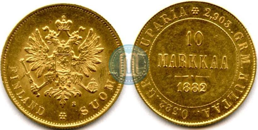 Picture 10 markkaa 1882 year S 