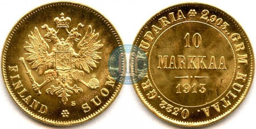 Picture 10 markkaa 1913 year S 