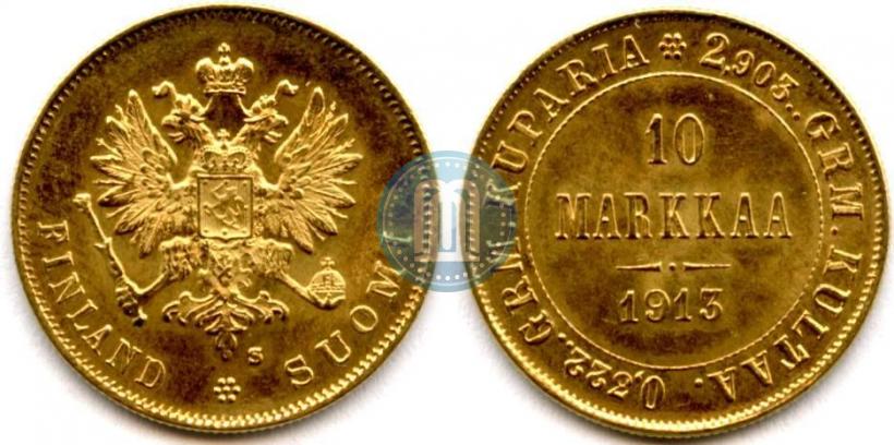 Picture 10 markkaa 1913 year S 
