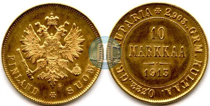 Picture 10 markkaa 1913 year S 