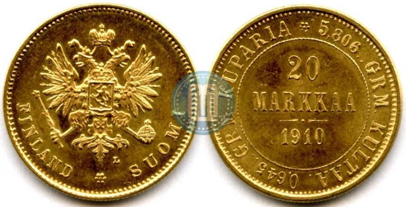 Picture 20 markkaa 1910 year L 