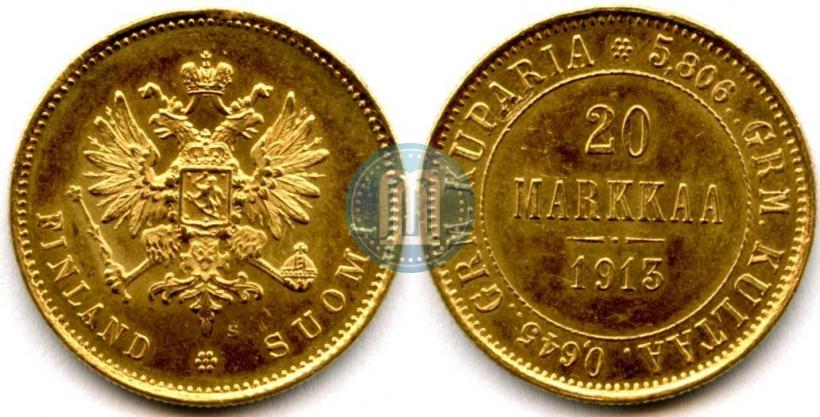 Picture 20 markkaa 1913 year S 