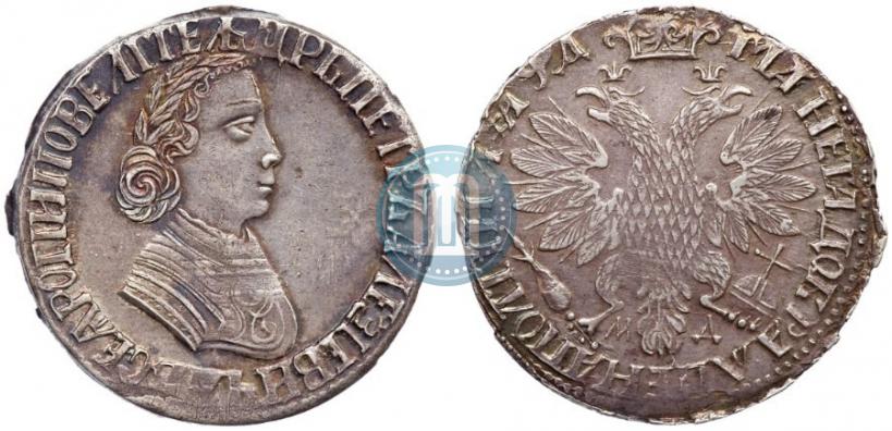 Picture Poltina 1704 year МД "Portrait by F. Alekseev"