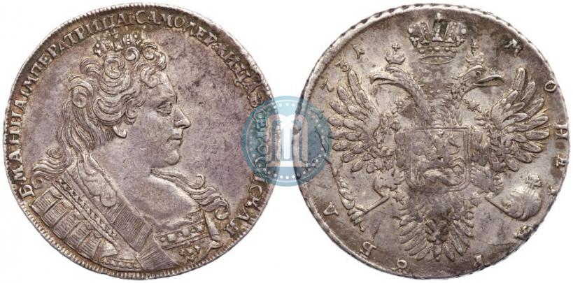 Picture 1 rouble 1731 year  