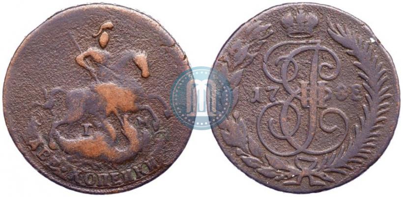 Picture 2 kopecks 1788 year ТМ 