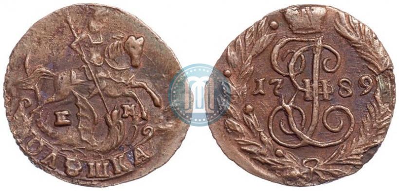 Фото Полушка 1789 года ЕМ 