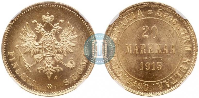 Picture 20 markkaa 1913 year S 