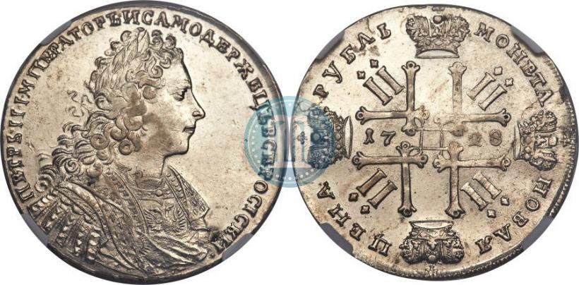 Фото 1 рубль 1728 года  "Тип 1728"