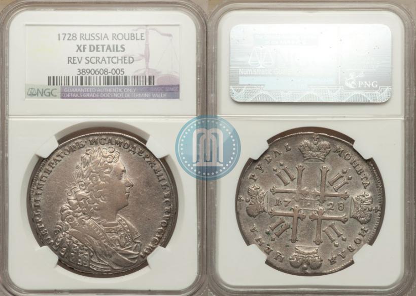 Picture 1 rouble 1728 year  "Type of 1728"