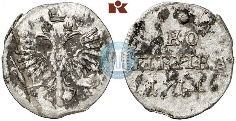 Фото 1 копейка 1714 года  