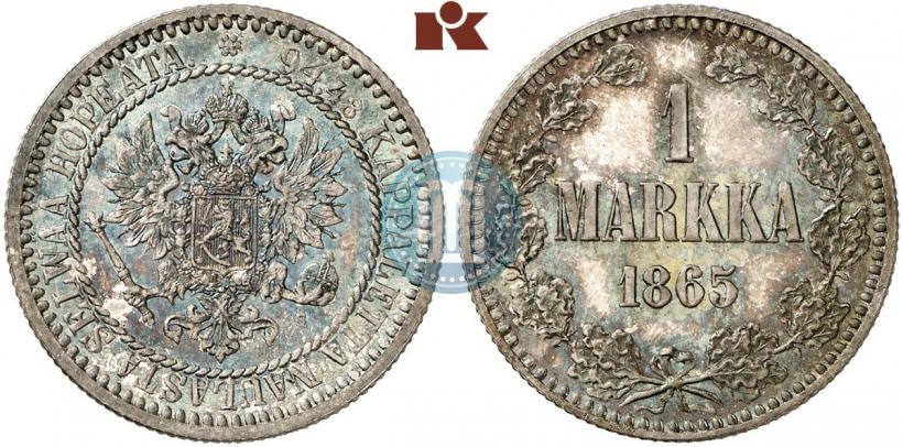 Фото 1 марка 1865 года S 