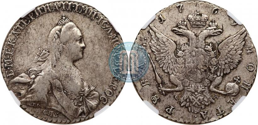 Picture 1 rouble 1769 year СПБ-СА 