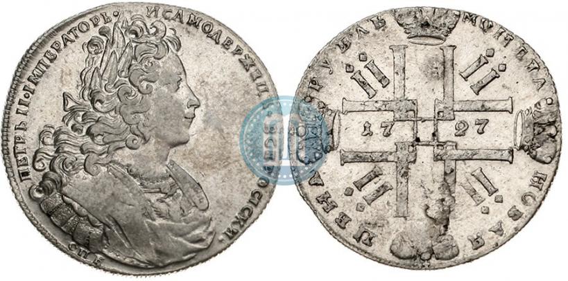 Picture 1 rouble 1727 year СПБ "Petersburg type"