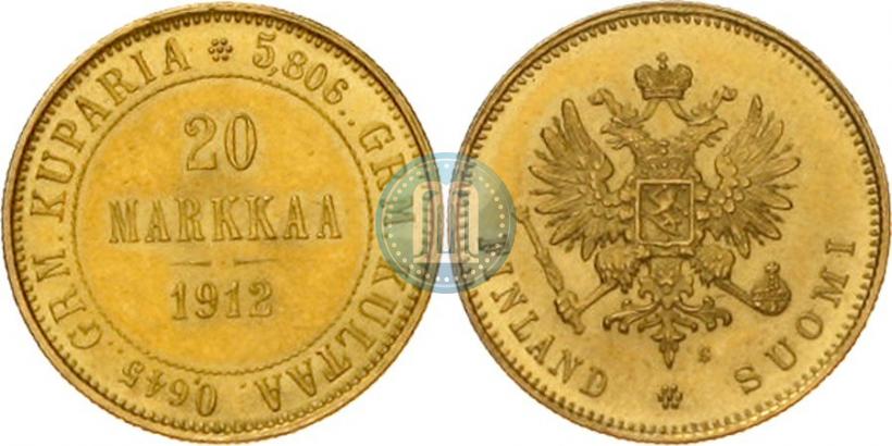 Picture 20 markkaa 1912 year S 
