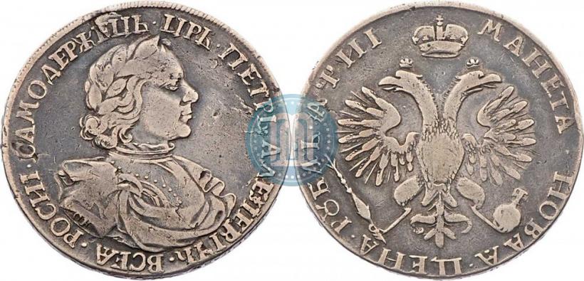 Picture 1 rouble 1718 year OK 