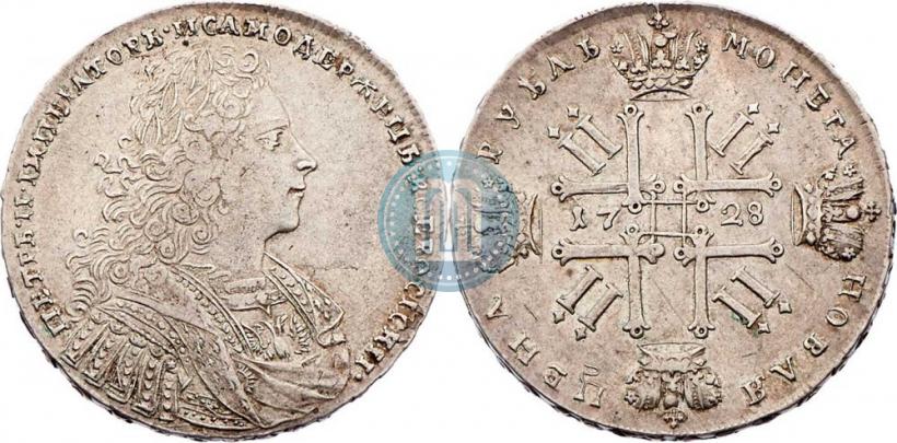 Picture 1 rouble 1728 year  "Type of 1728"