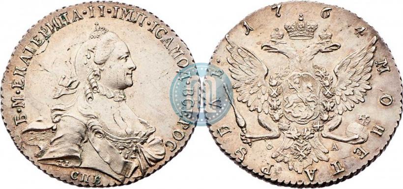 Picture 1 rouble 1764 year СПБ-СА 
