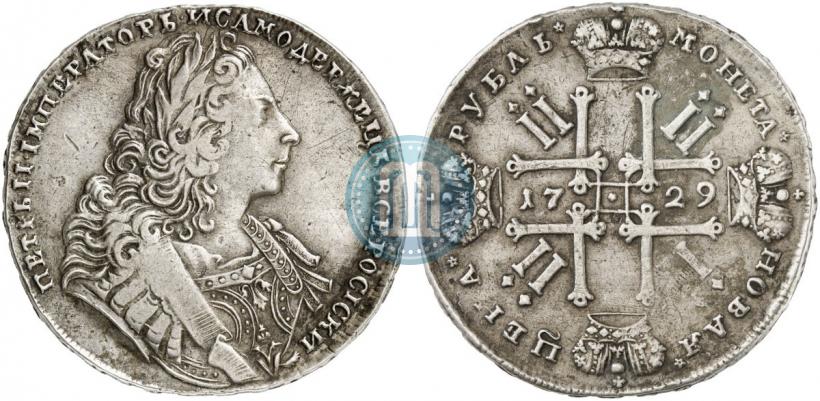 Picture 1 rouble 1729 year  "Type of 1729"