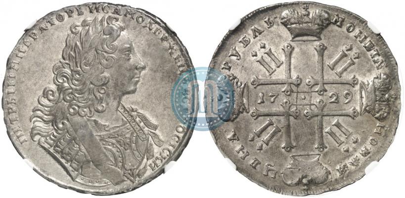 Picture 1 rouble 1729 year  "Type of 1729"