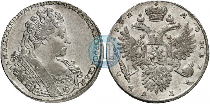 Picture 1 rouble 1732 year  