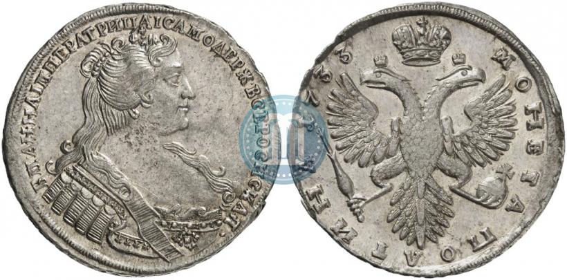 Picture Poltina 1733 year  