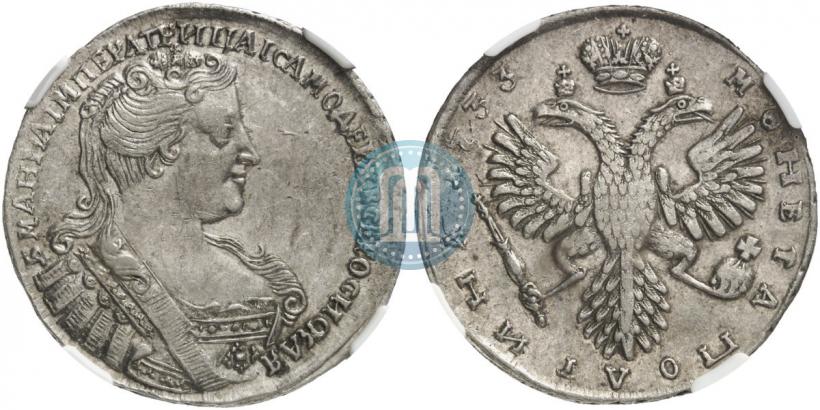 Picture Poltina 1733 year  