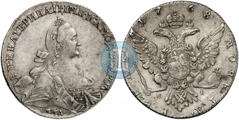 Picture 1 rouble 1768 year ММД-EI 