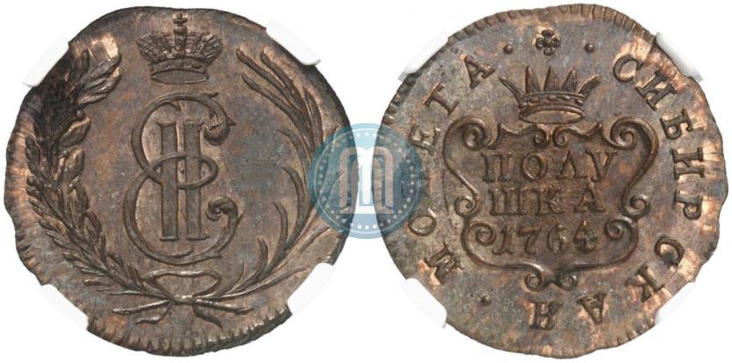 Фото Полушка 1764 года  