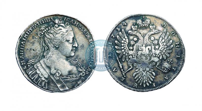 Picture 1 rouble 1734 year  "Type of 1734"