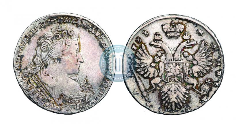 Picture 1 rouble 1733 year  