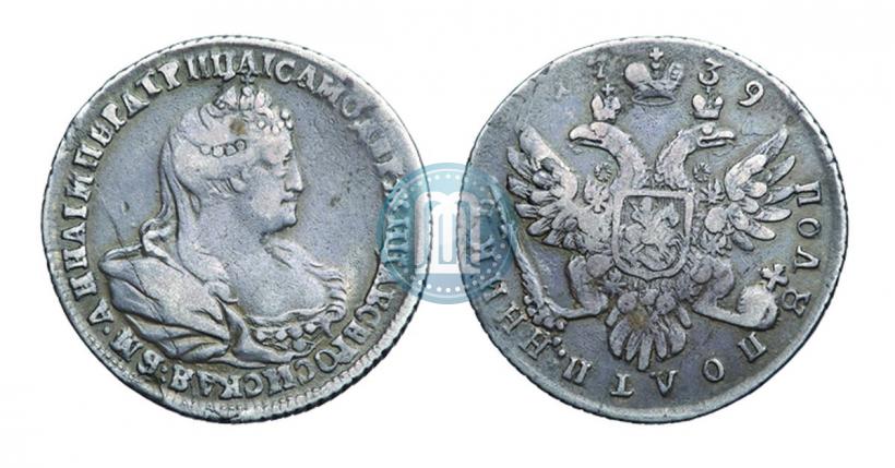 Фото Полуполтинник 1739 года  