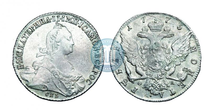 Фото 1 рубль 1775 года СПБ-ФЛ 