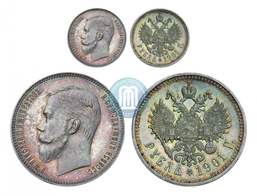 Picture 1 rouble 1901 year (АР) 