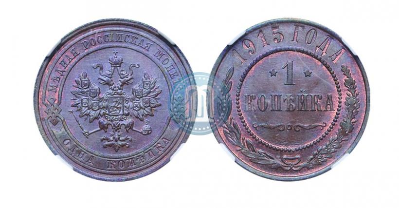 Picture 1 kopeck 1915 year  