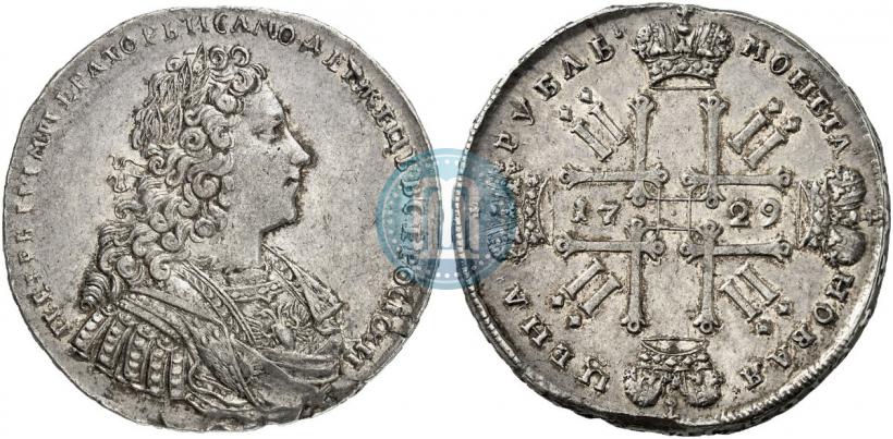 Picture 1 rouble 1729 year  "Type of 1728"