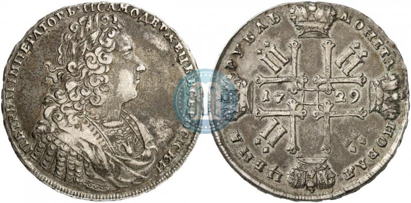 Picture 1 rouble 1729 year  "Type of 1728"