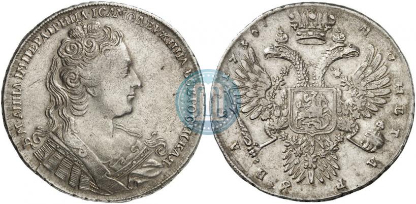Picture 1 rouble 1730 year  