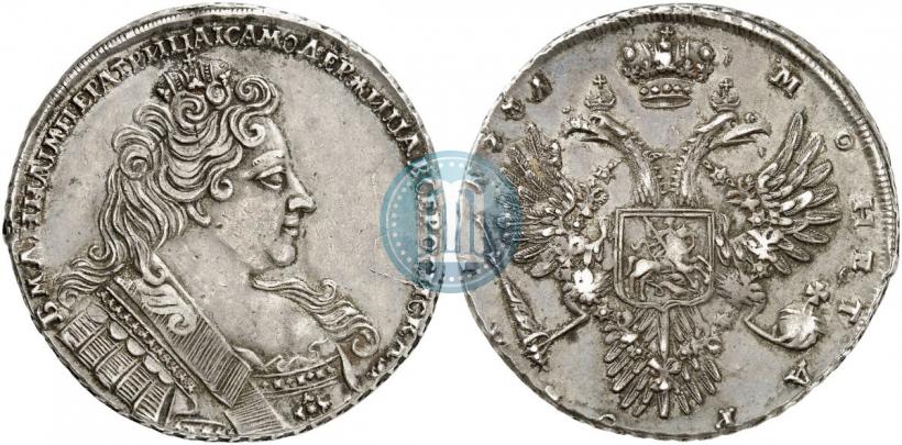 Picture 1 rouble 1731 year  