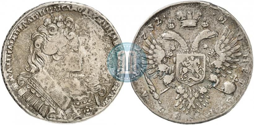 Picture 1 rouble 1732 year  