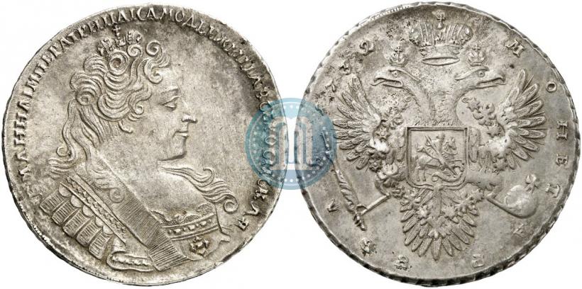 Picture 1 rouble 1732 year  
