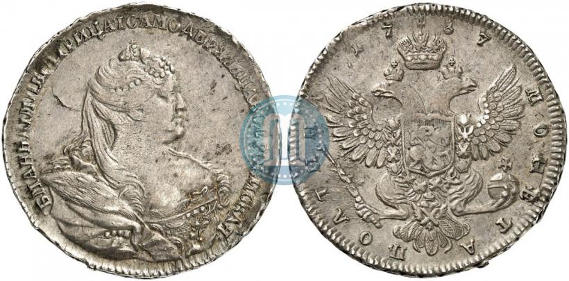 Picture Poltina 1737 year  "Moscow type"