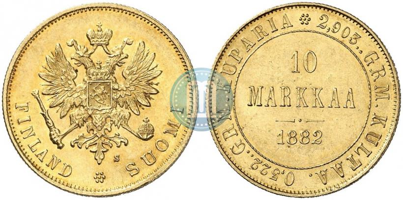 Фото 10 марок 1882 года S 
