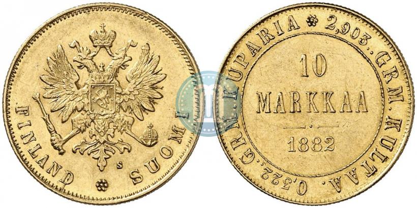 Picture 10 markkaa 1882 year S 